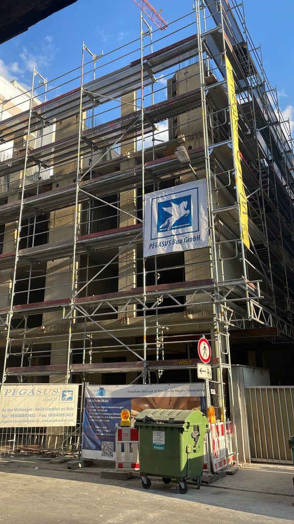 Neubau von 2 Mehrfamilienhäusern mit 22 Wohneinheiten, Frankfurt-Innenstadt