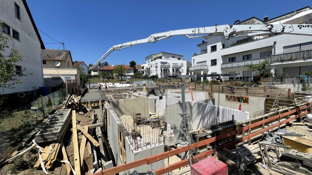 Neubau eines Mehrfamilienhauses mit 11 Wohneinheiten und Tiefgarage, Hofheim-Diedenbergen