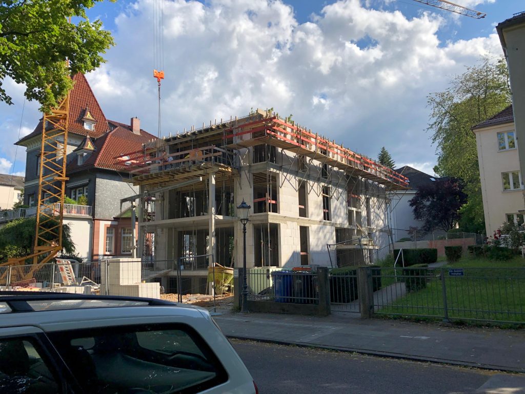 Neubau eines Mehrfamilienhauses mit Tiefgarage, Bad Homburg