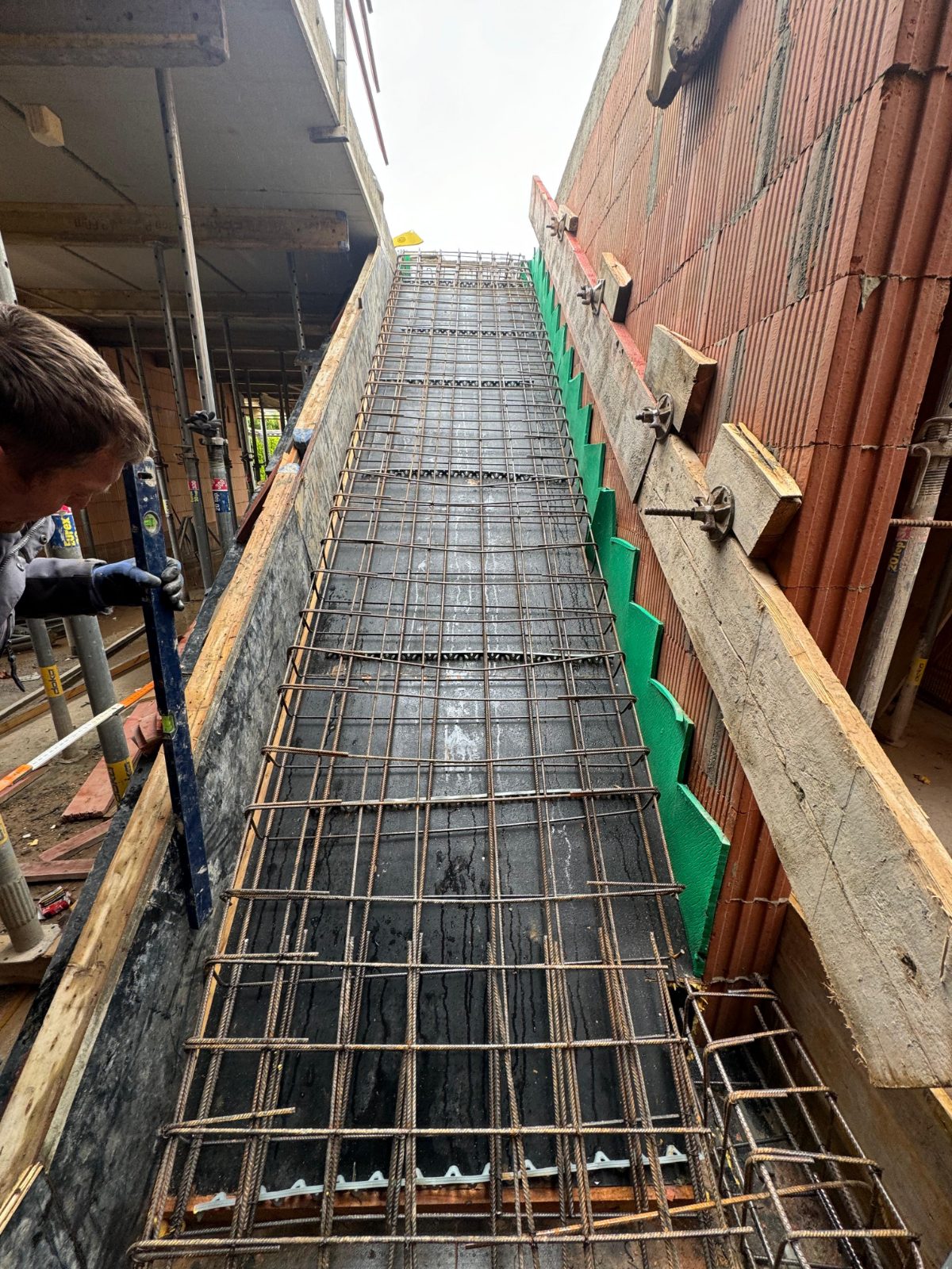 Baustelle Neubau eines Einfamilienhauses, Offenbach am Main