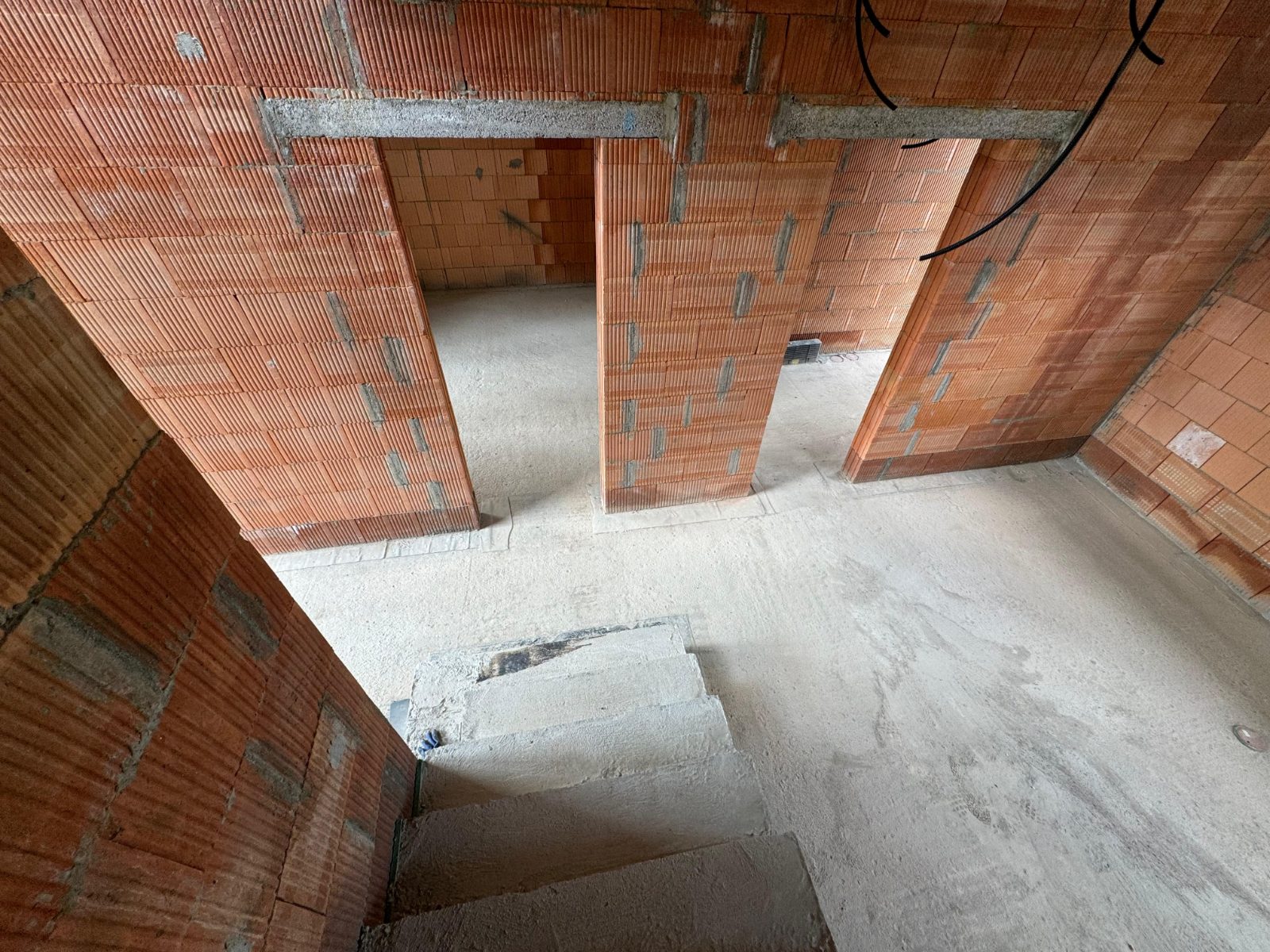 Baustelle Neubau eines Einfamilienhauses, Offenbach am Main