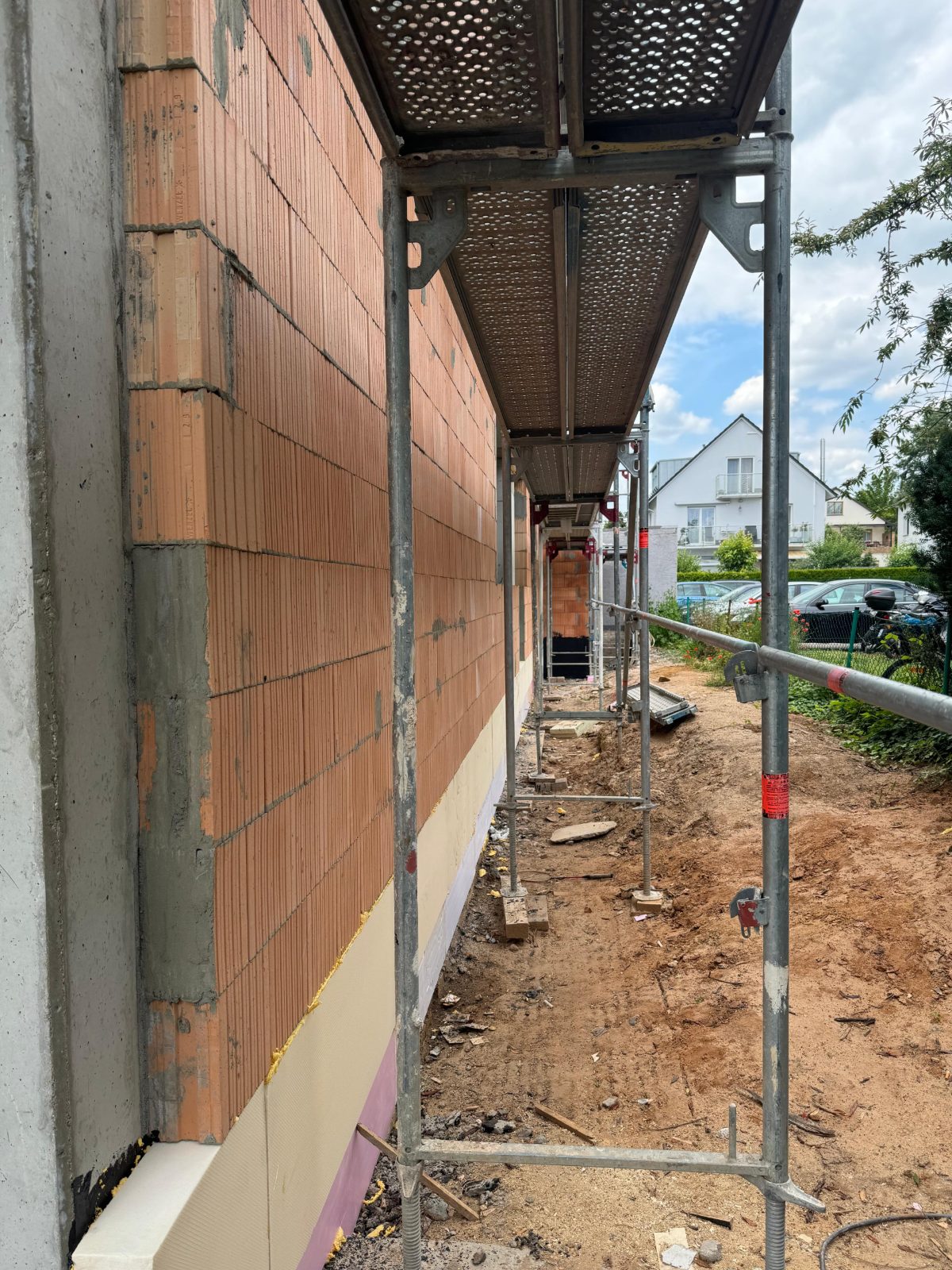 Baustelle Neubau eines Einfamilienhauses, Offenbach am Main