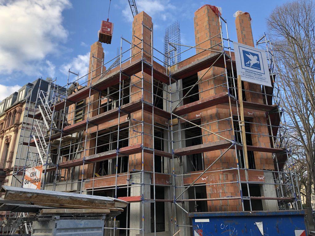 Neubau MFH mit 8 WE und TG, Frankfurt-Westend